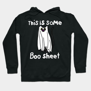 This is Some Boo Sheet Halloween Cat Hoodie